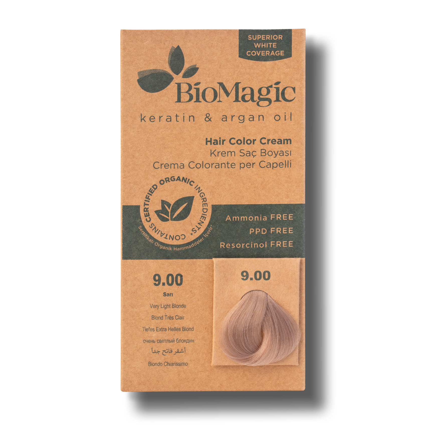 Vopsea De Par Fara Amoniac BioMagic 9.00 Very Light Blonde – BioAs